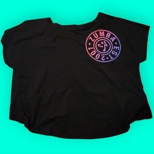 Zumba ladies half shirt